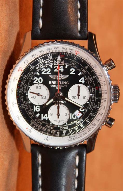 when did breitling stop making cosmonaute watches|Breitling navitimer second hand.